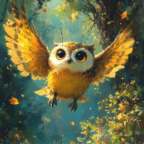 猫头鹰临摹