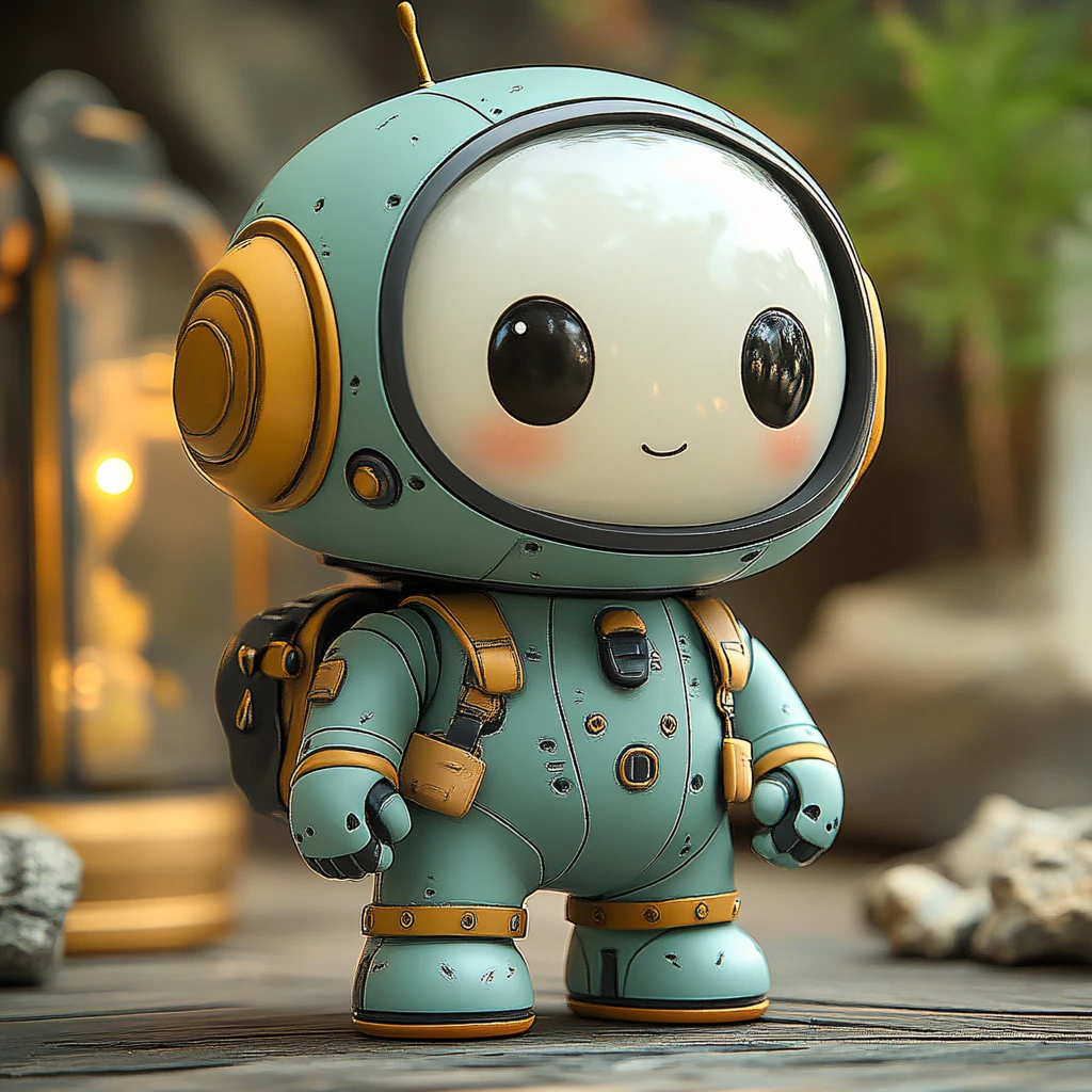 科技感娃娃吉祥物