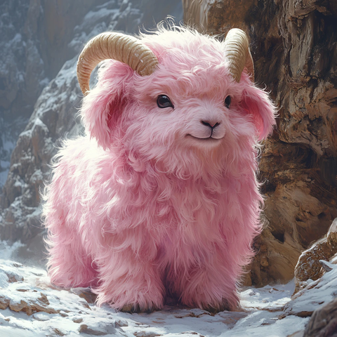 阿尔巴斯羊插画