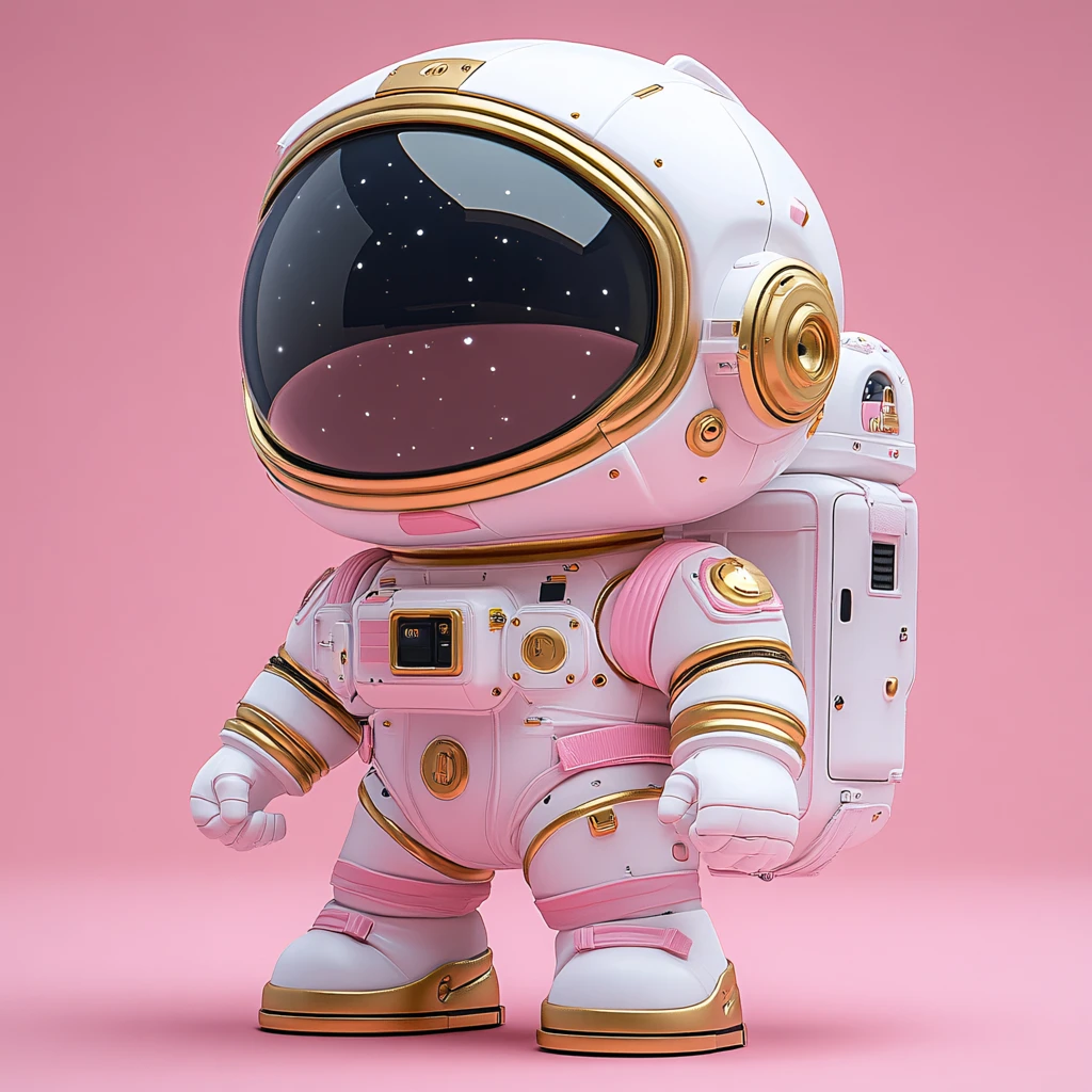 粉红色宇宙飞船家