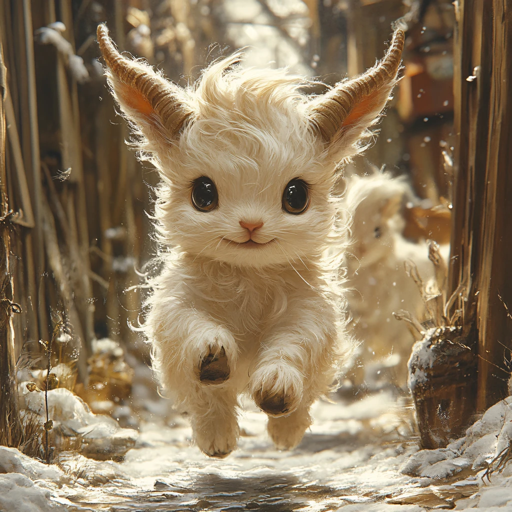 毛茸茸风格插画