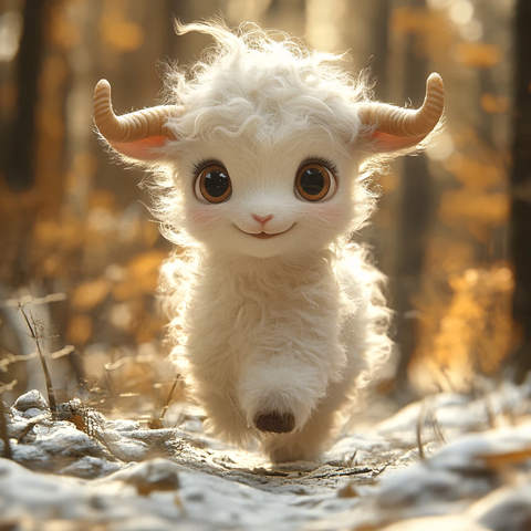 小角羊图片素材下载