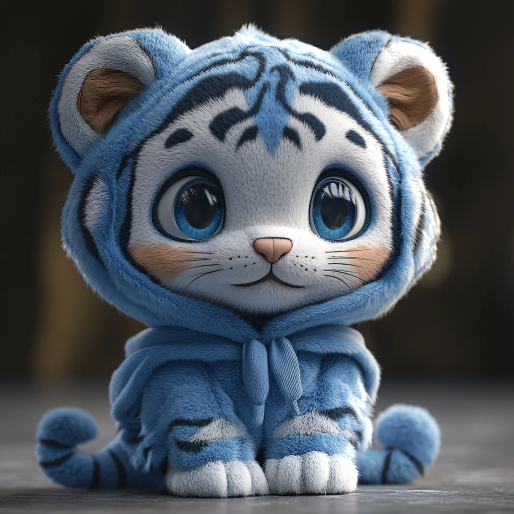 卡通手办玩偶虎