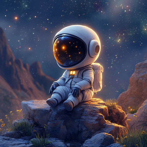 超萌宇航员素材