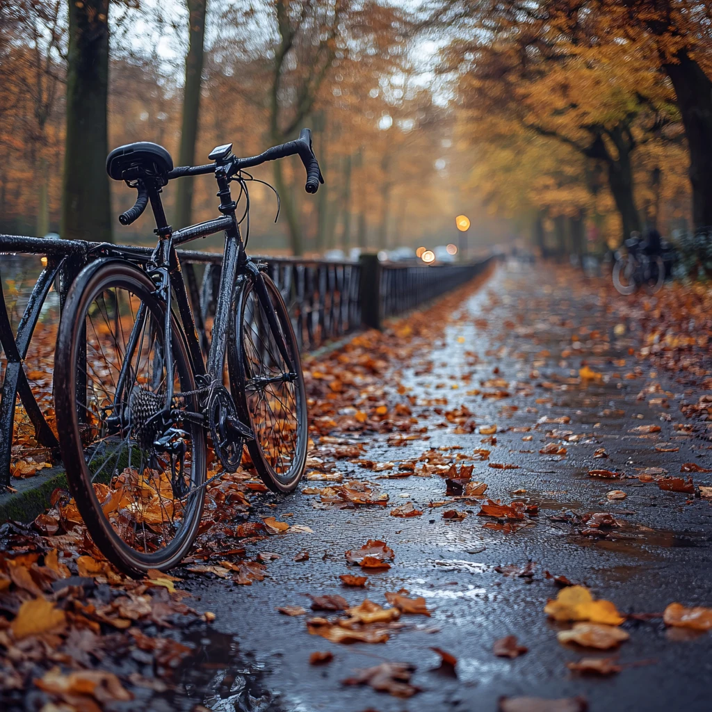 秋天的自行车