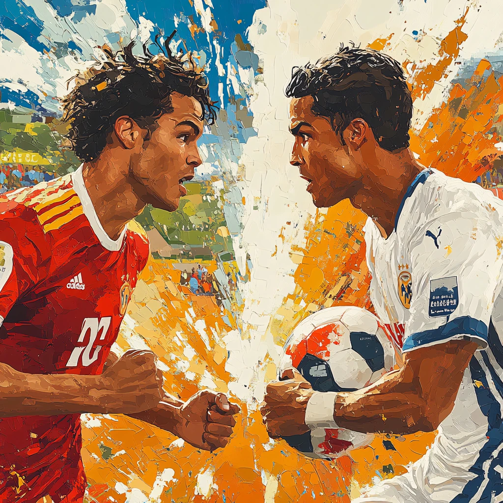 足球员背景墙装饰画