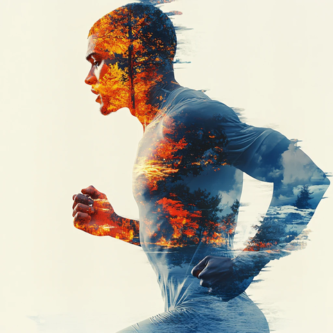 运动跑步系列视觉