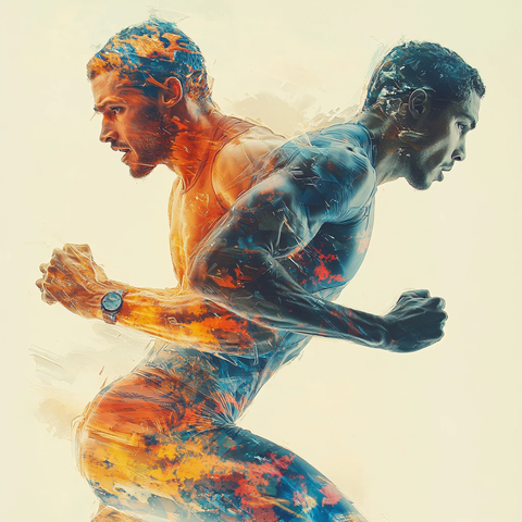 运动跑步系列视觉