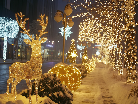 驯鹿灯展