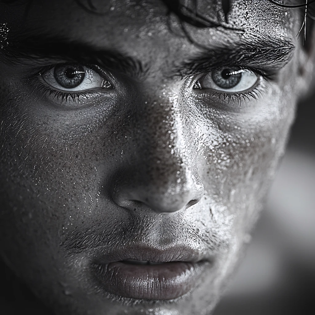 面部人脸部特写