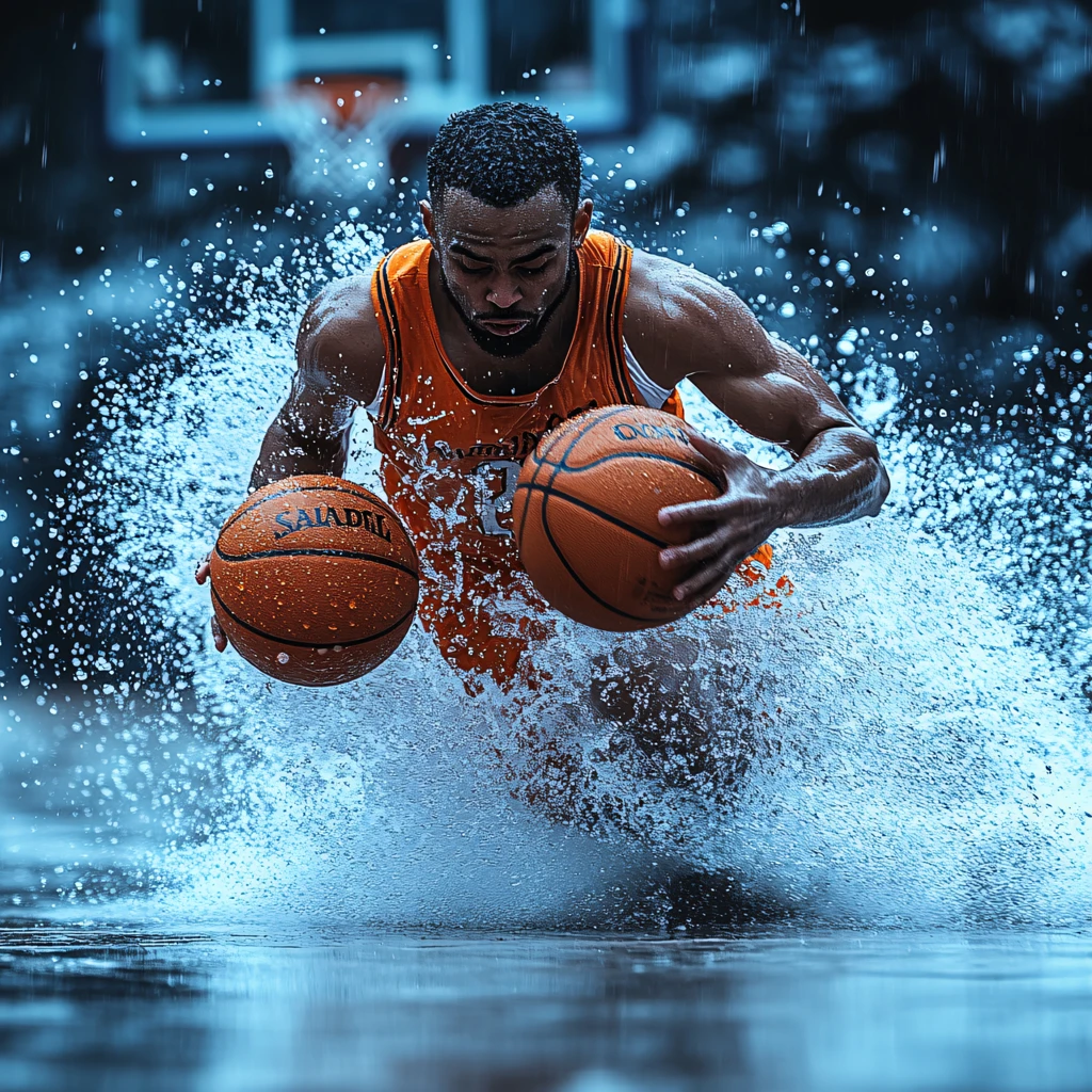 灌篮动作篮球竞技比赛