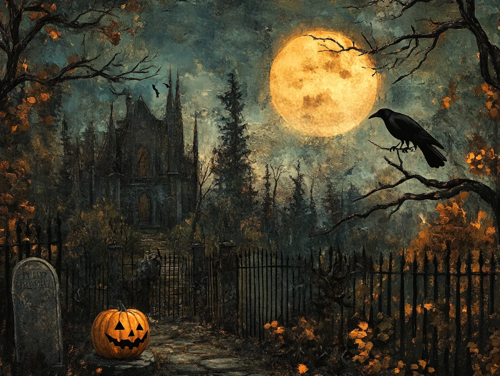 万圣节主题壁画