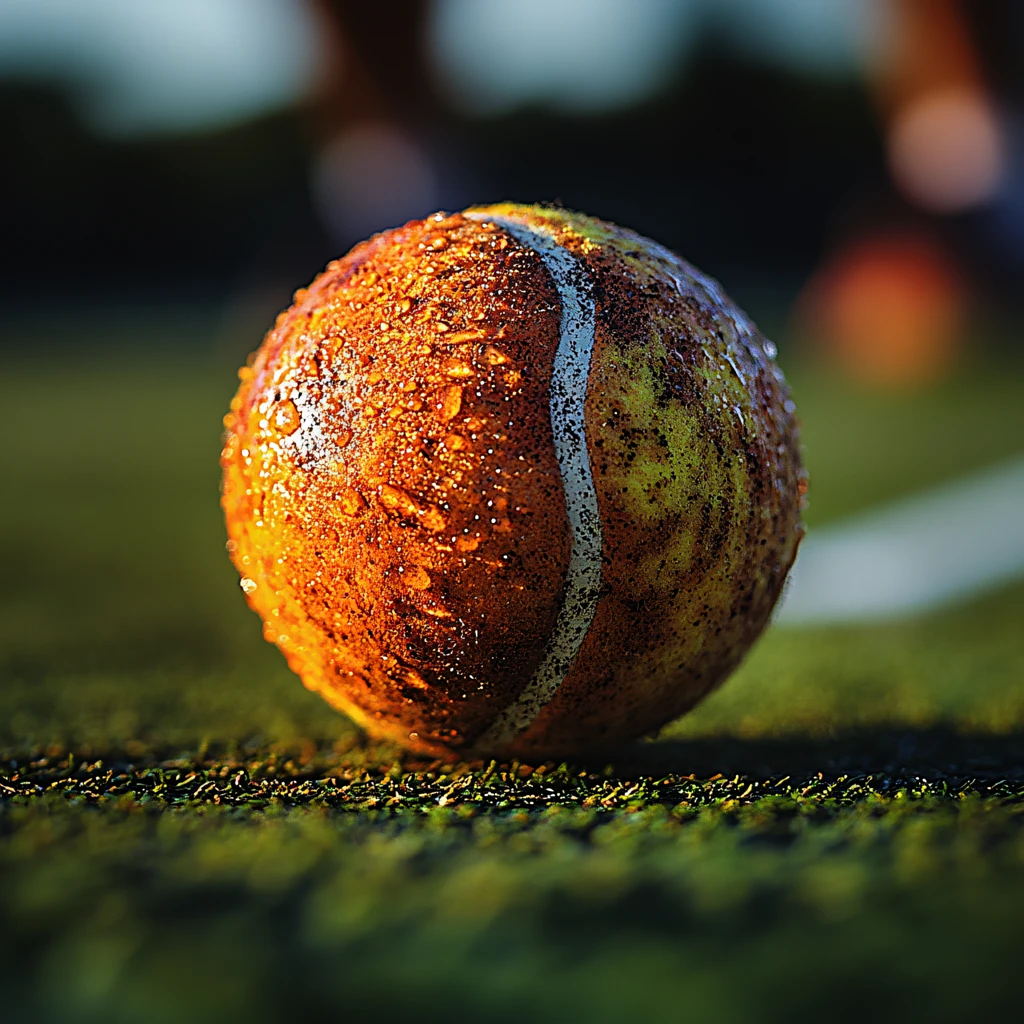 网球运动练习场景