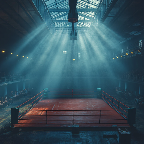 拳击舞台背景
