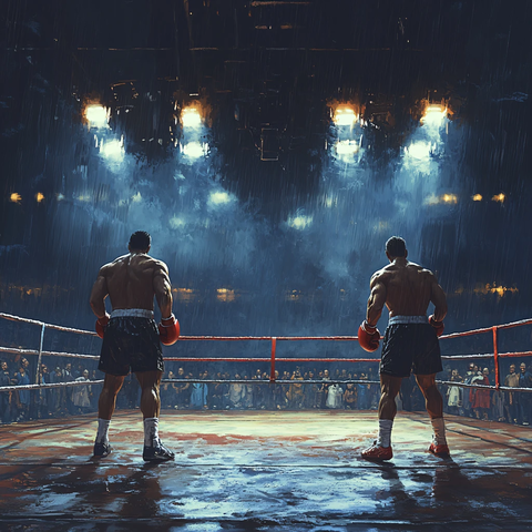 拳击舞台背景
