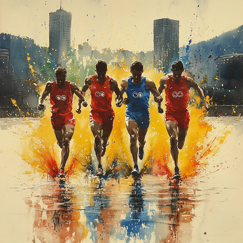 奥运水上运动装饰