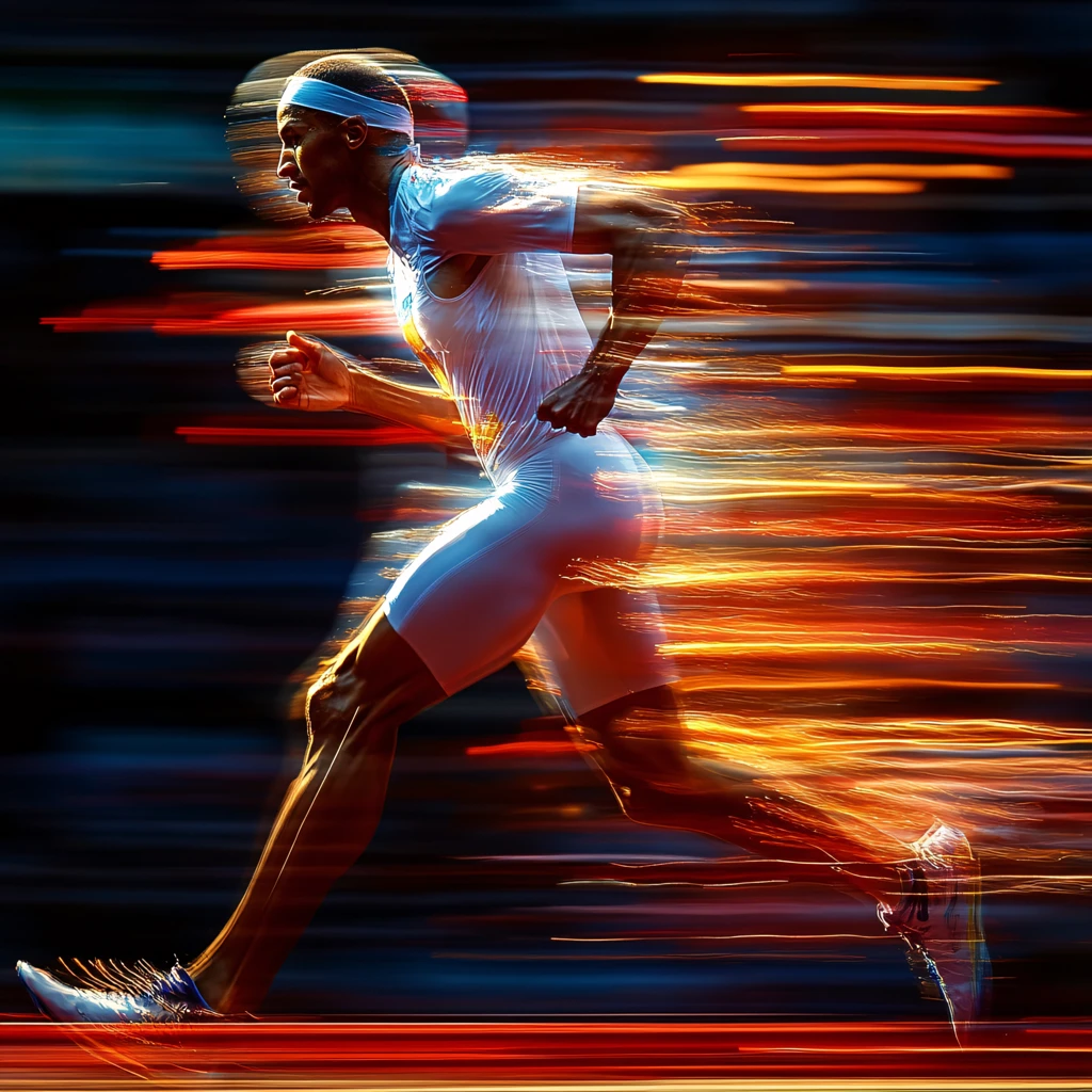 奔跑跑步运动背景