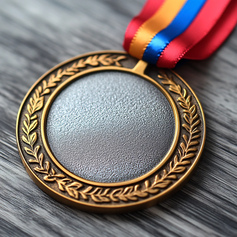 金属奖牌效果