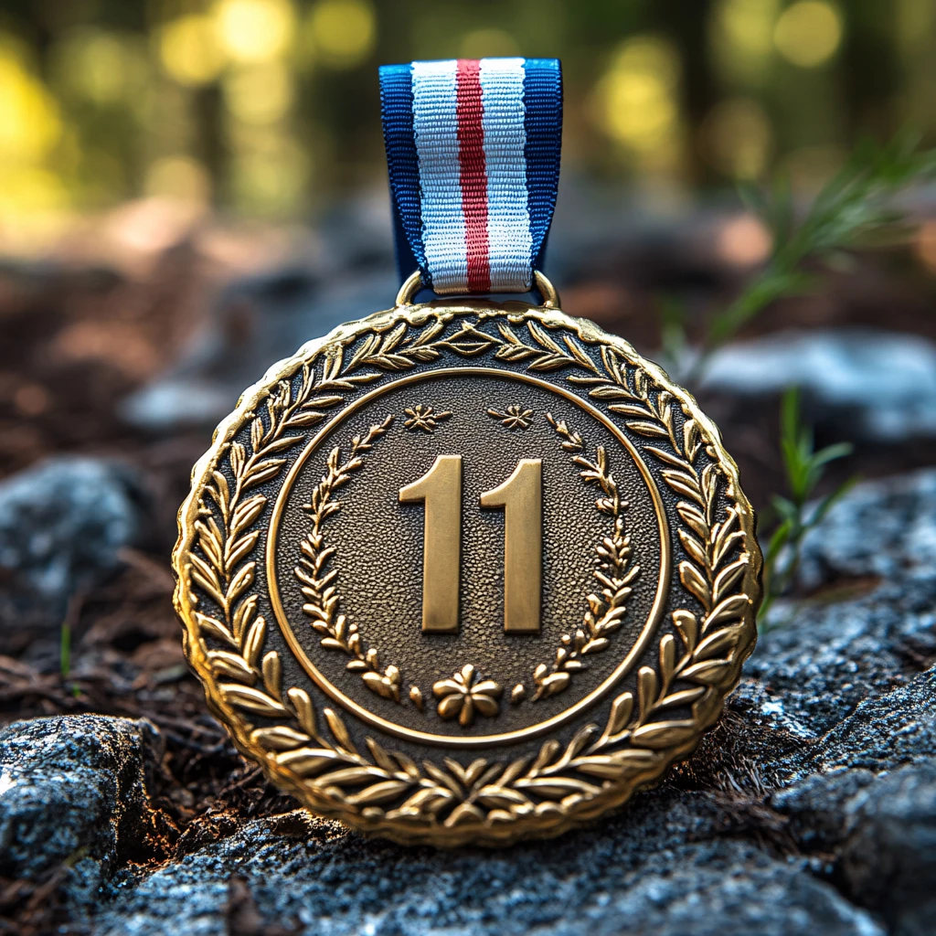徒步奖牌
