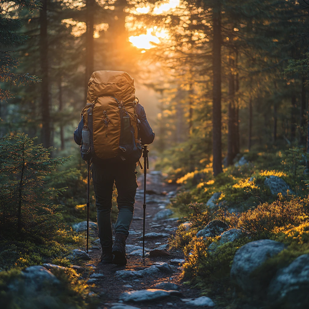 走入山林图片素材下载
