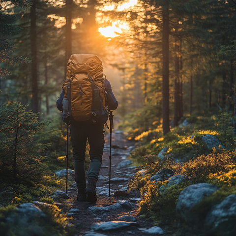 走入山林图片素材下载