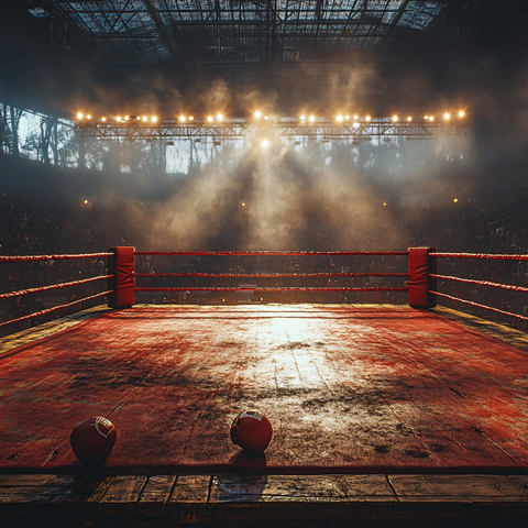 拳击舞台背景