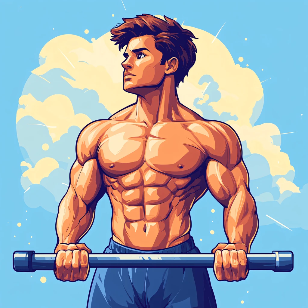 健美健身健身人物