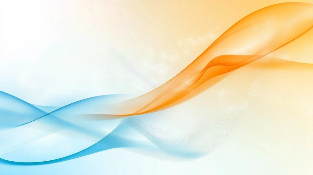 热情橙色静谧蓝色背景