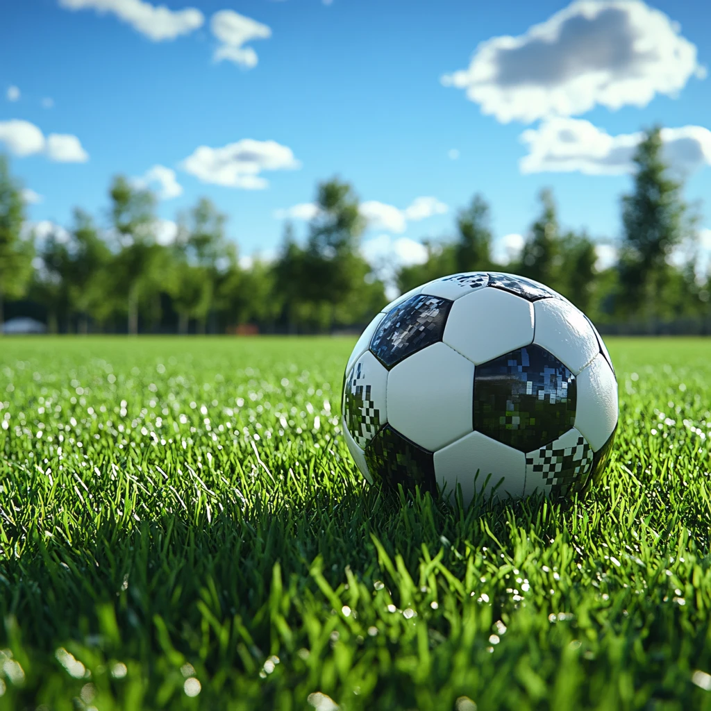 足球运动草地
