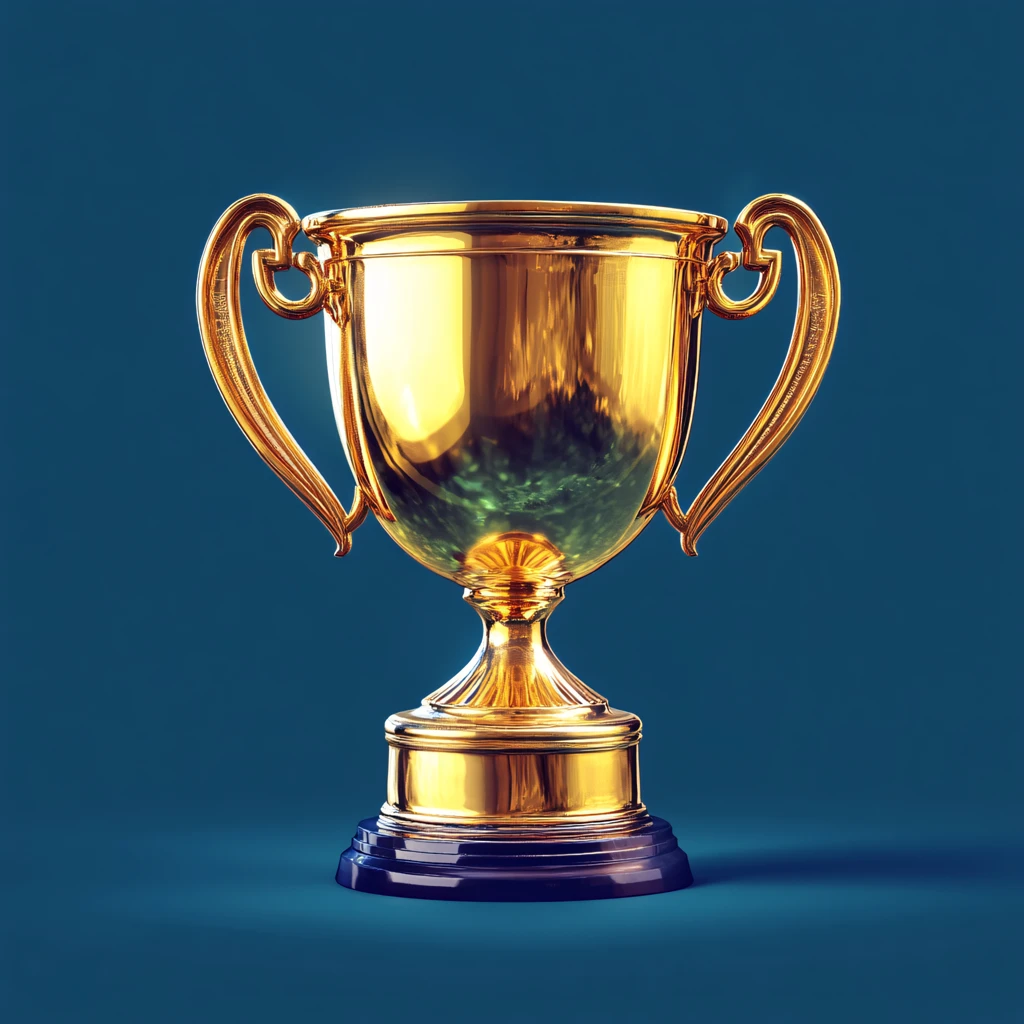 奖杯背景素材