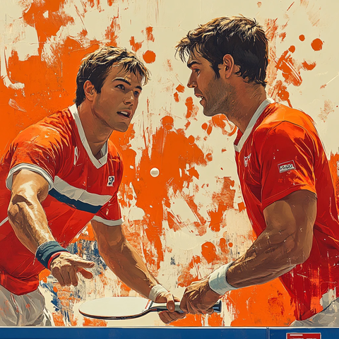 网球俱乐部挂画