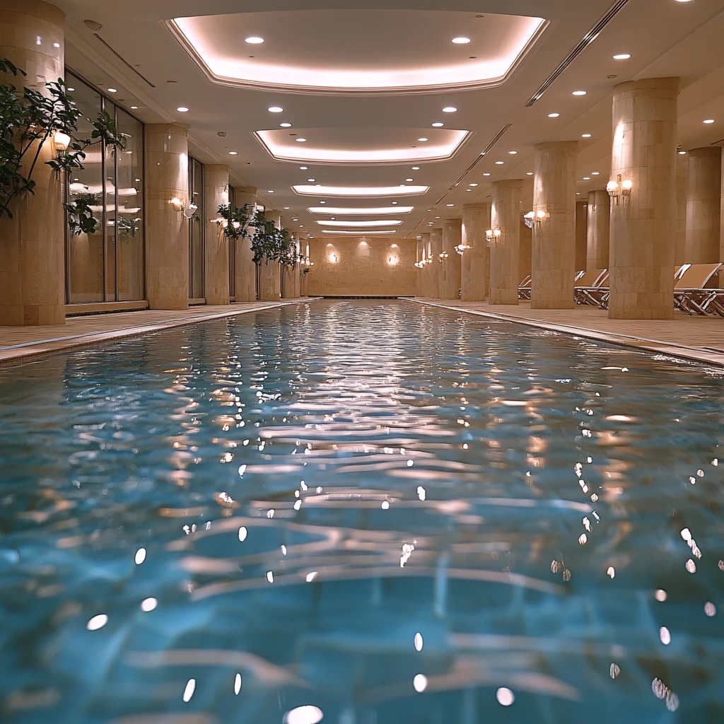 游泳馆游泳池健身房