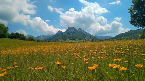 漫山遍野小黄花