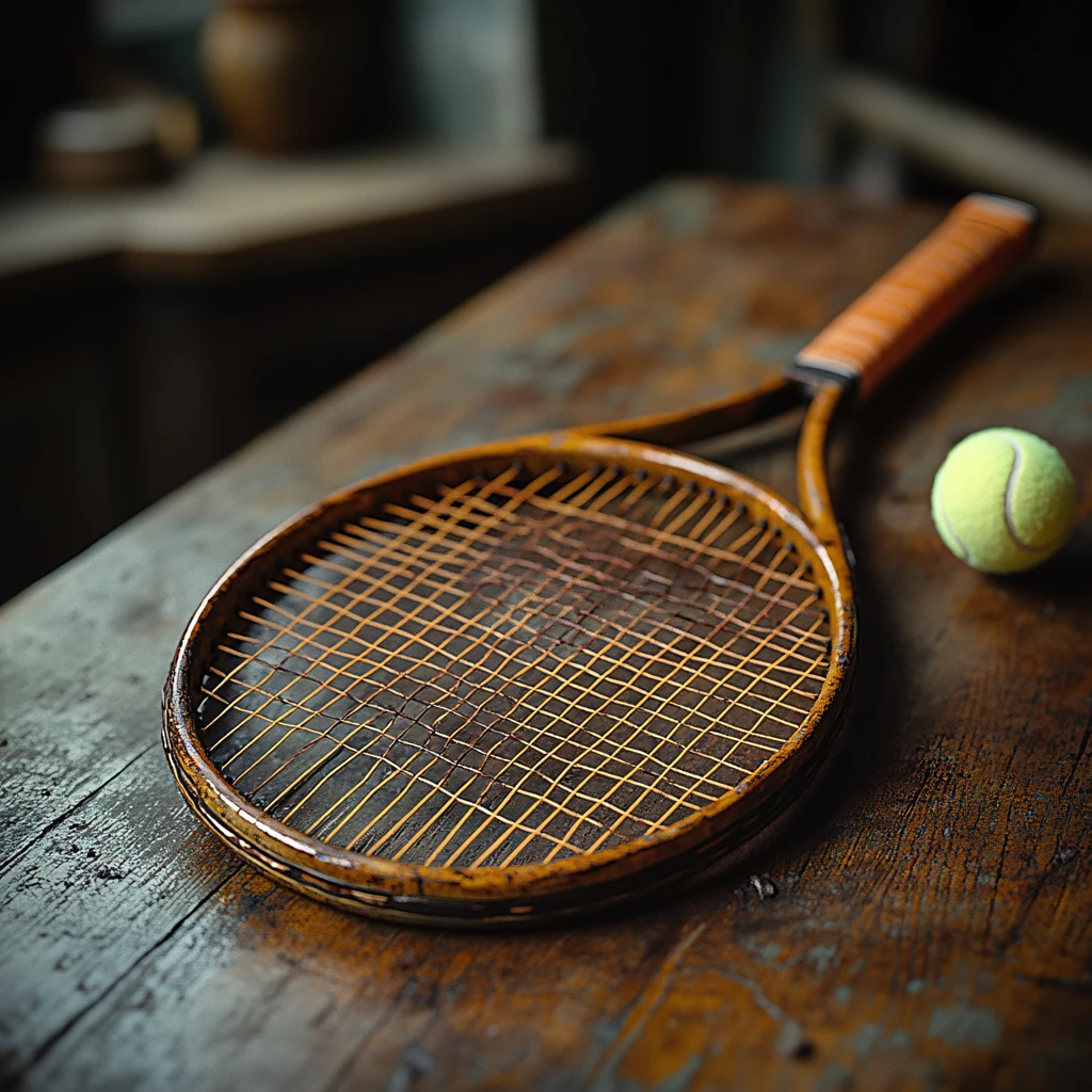 棕竹柄绢面团扇