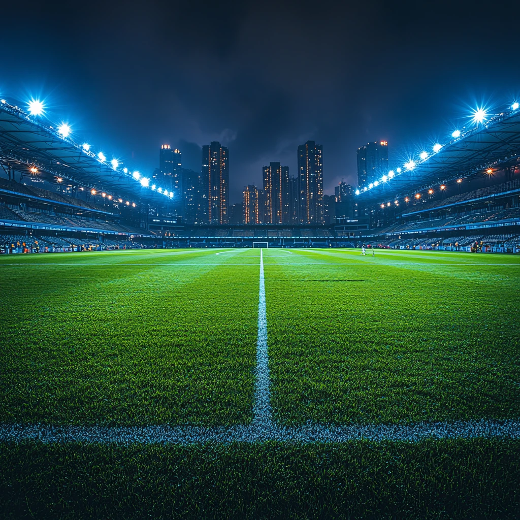 现代化体育场背景素材