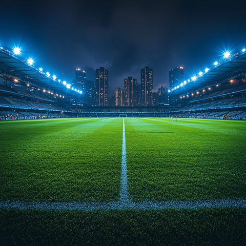 现代化体育场背景素材