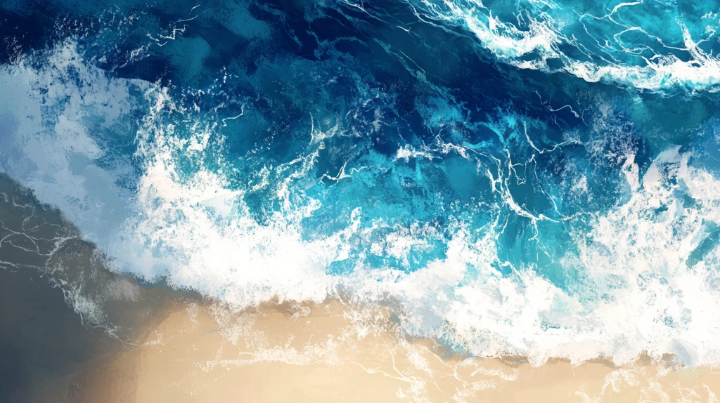 海洋流动装饰画