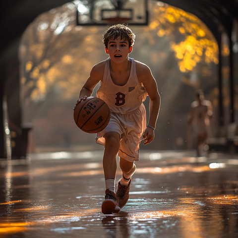 篮球男孩图片