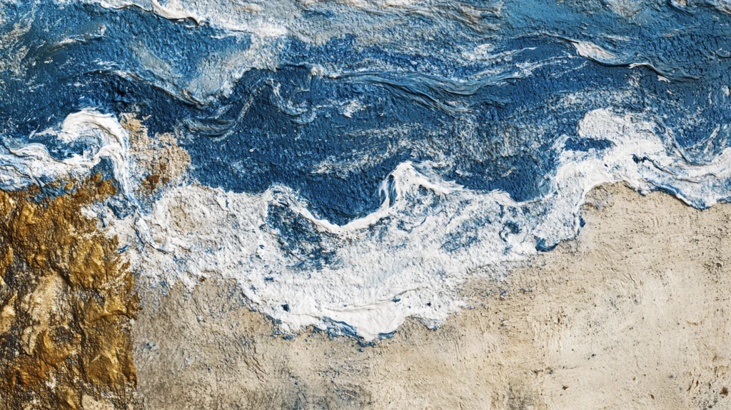 黄蓝相间大理石纹理