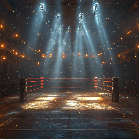 拳击舞台背景