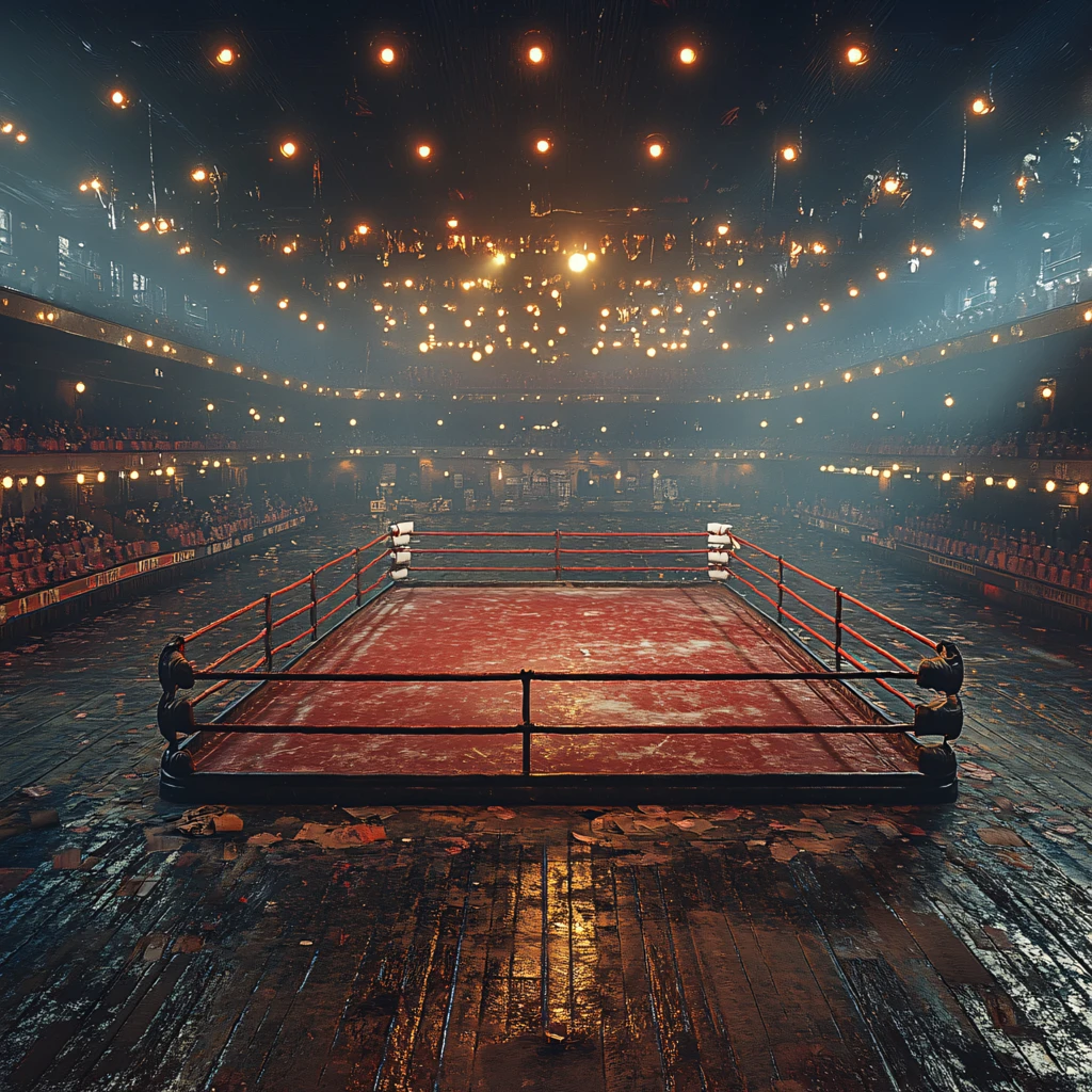 拳击舞台背景