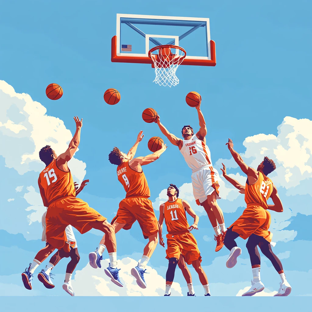 校园篮球赛篮球运动