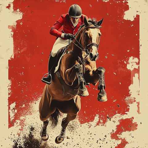 马术运动海报马术