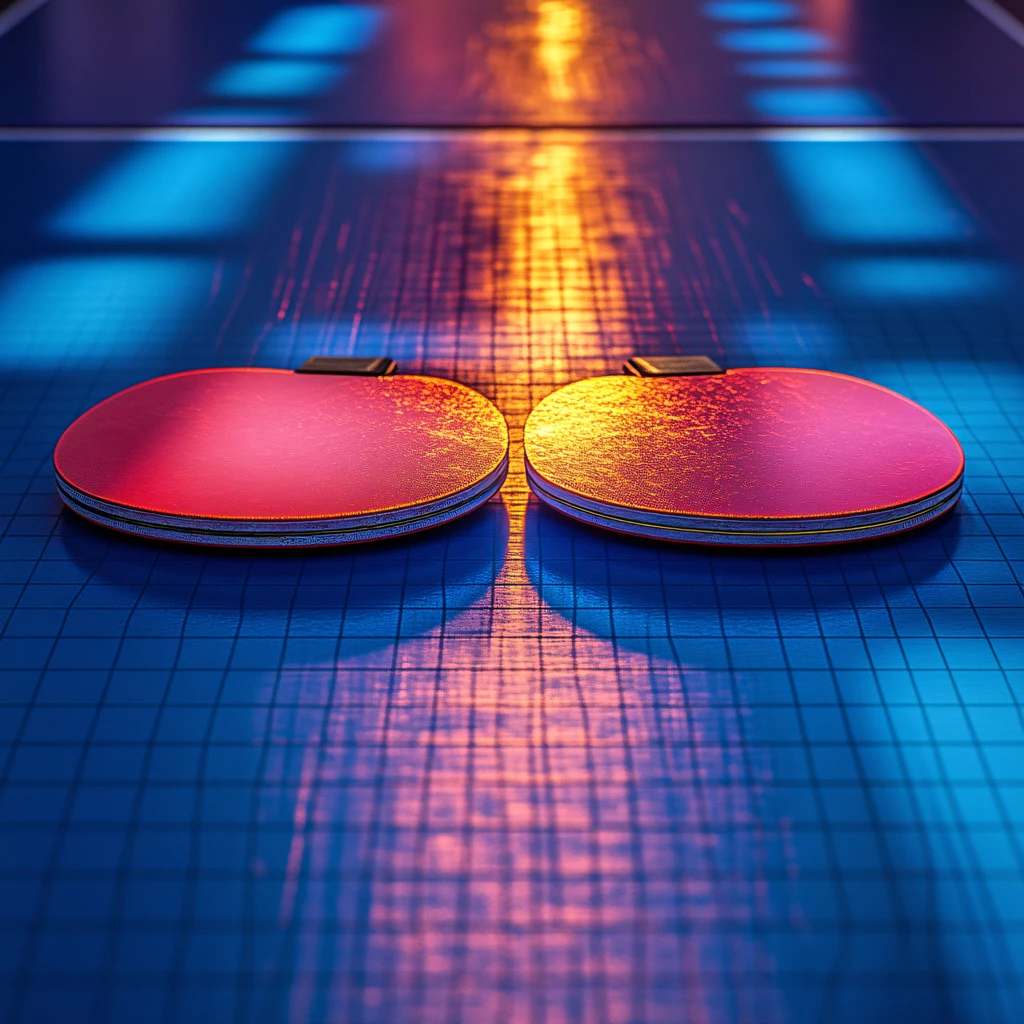 乒乓球产品摄影