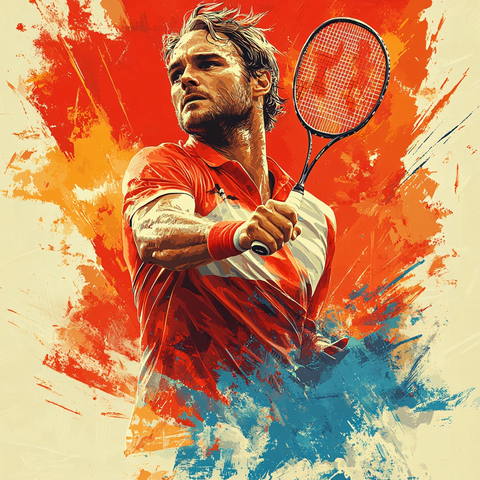 网球俱乐部挂画