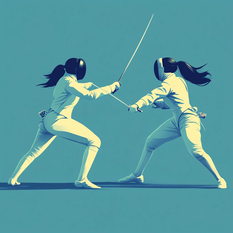 武术功夫击剑体育竞技