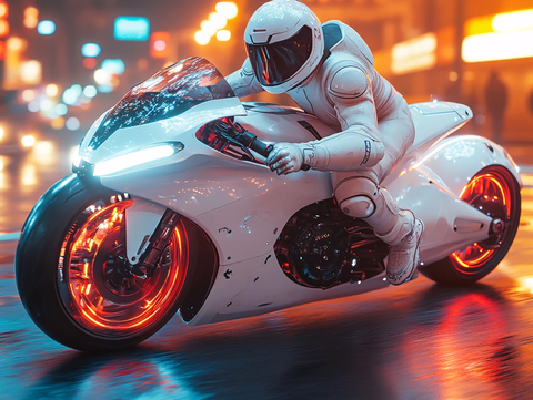 科幻片中的摩托车