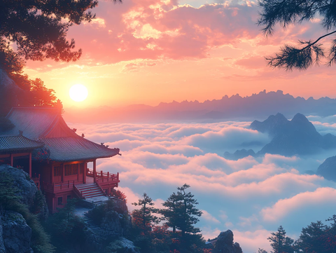 人间天堂唯美仙境