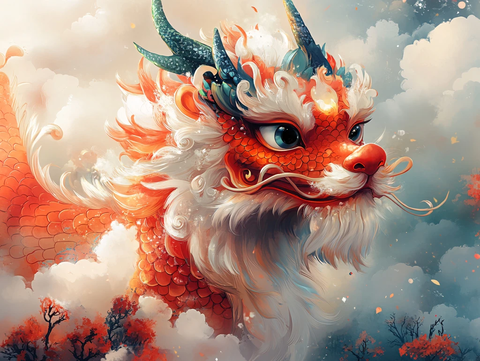 龙年系列插画形象