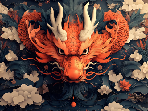 龙年系列包装插画